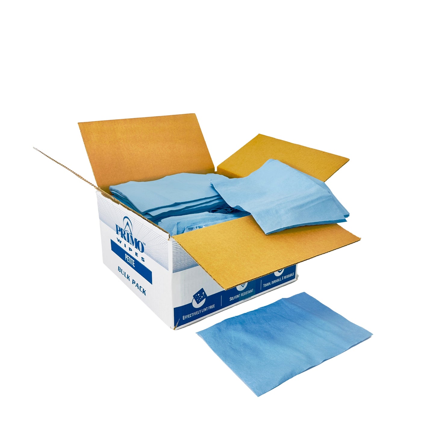 PRIMO® | Professional Shop Towels | Wipes Petite Blue Wipers | 600 Ct | 7" x 12" Avg Size - 594503-  DRIVEN - 3