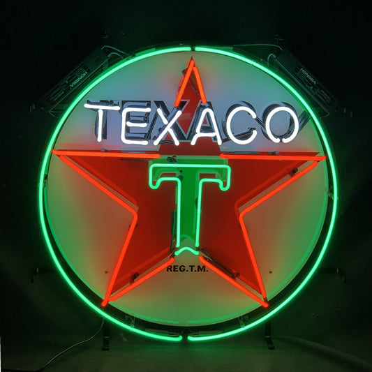 Texaco Gasoline Neon Signs Light - ME942-  DRIVEN - 2