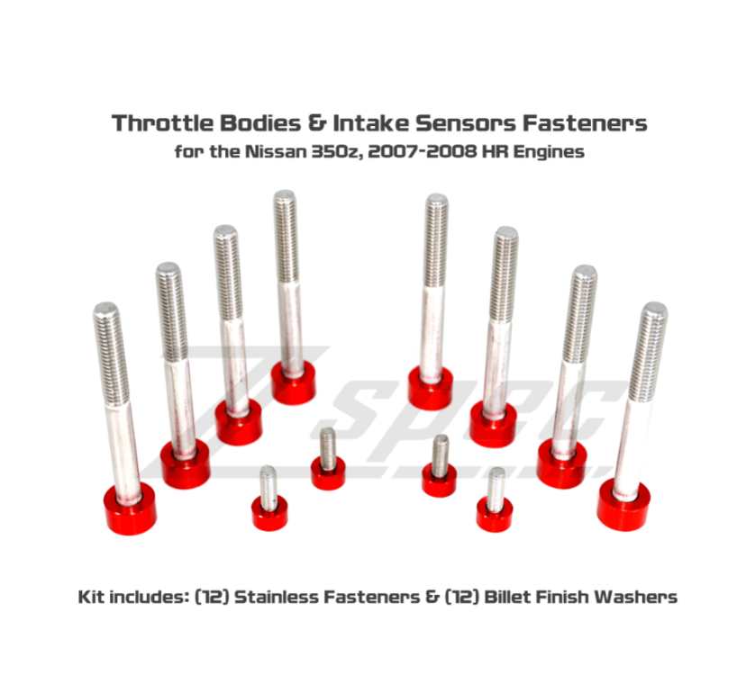 ZSPEC Throttle Bodies & Airflow Sensors Fasteners for Nissan 350z HR, Stainless & Billet - ZSD-378515-ZSD-378522-ZSD-378539-ZSD-378546-ZSD-378553-  DRIVEN - 4