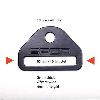 GPCA Tie-Down D-Plate - TDP6-TDP8-  DRIVEN - 5