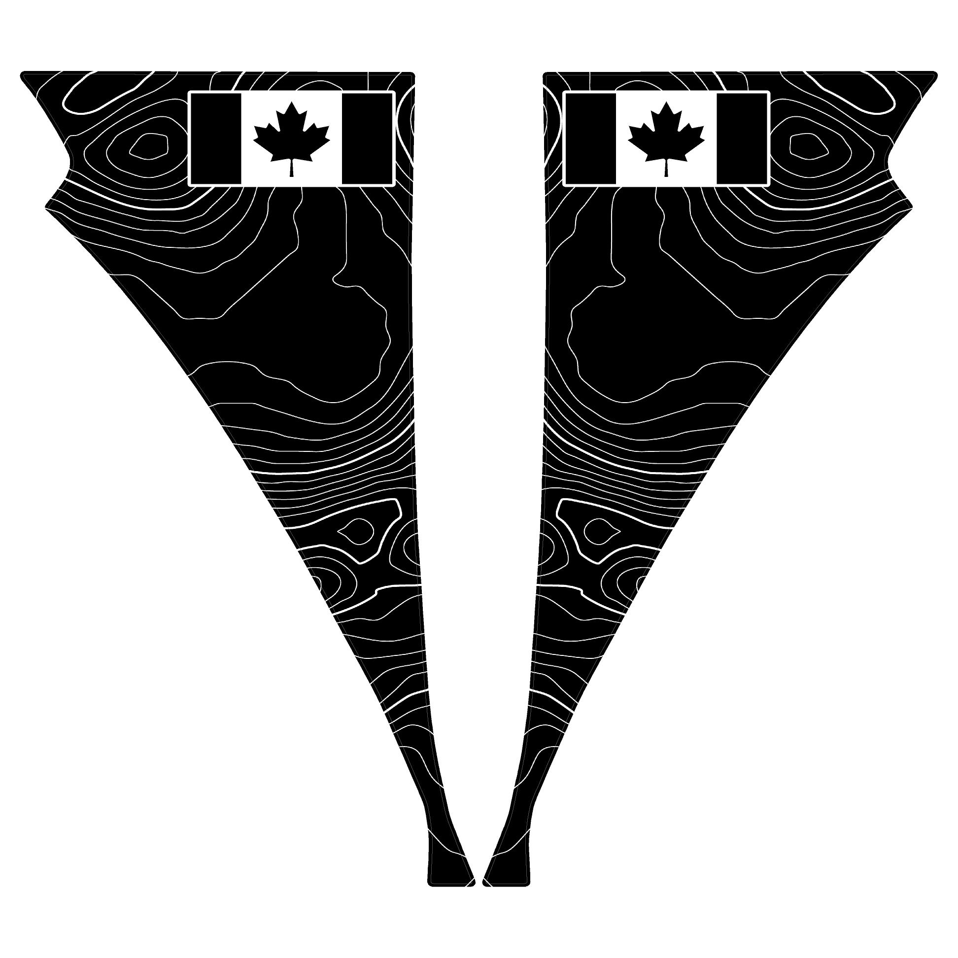 Topo American Flag Fender Overlays (Clear) - 2022+ Bronco Raptor - 22BRAPAFTOPOCLAM-M-22BRAPAFTOPOCLCA-M-22BRAPAFTOPOCLNF-M-22BRAPAFTOPOCLAM-G-22BRAPAFTOPOCLCA-G-  DRIVEN - 18