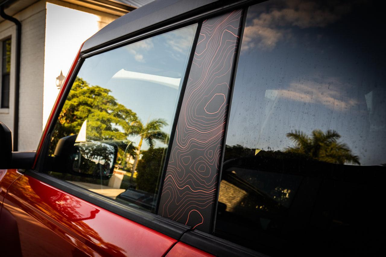 Topo B Pillar Protection Kit - 2021+ Bronco - 21BRNBPILLAR4PT-TPAMB-21BRNBPILLAR2PT-TPAMB-21BRNBPILLAR4PT-TPA51L-21BRNBPILLAR2PT-TPA51L-21BRNBPILLAR4PT-TPAZL-  DRIVEN - 21