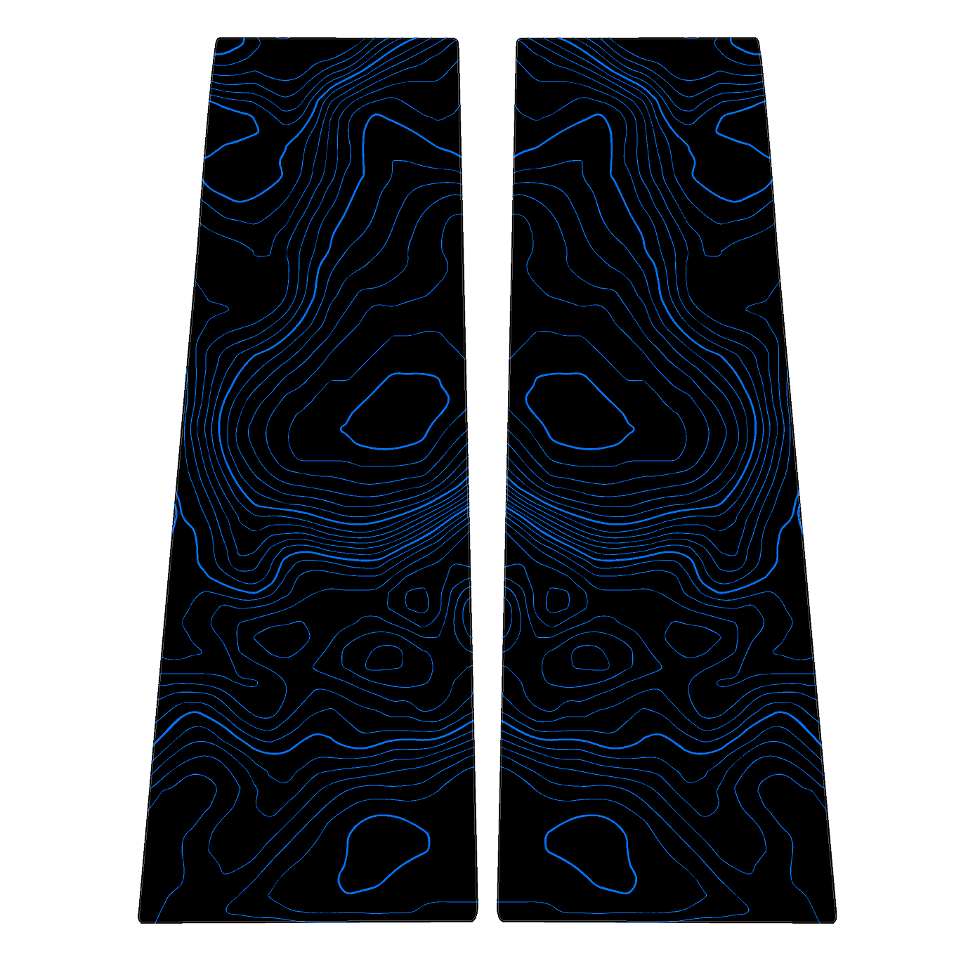 Topographic B Pillar Overlays - 2024+ Ranger - 24RANGERBPILLAR-TPAMB-24RANGERBPILLAR-TPA51L-24RANGERBPILLAR-TPAZL-24RANGERBPILLAR-TPCGL-24RANGERBPILLAR-TPCBNL-  DRIVEN - 9