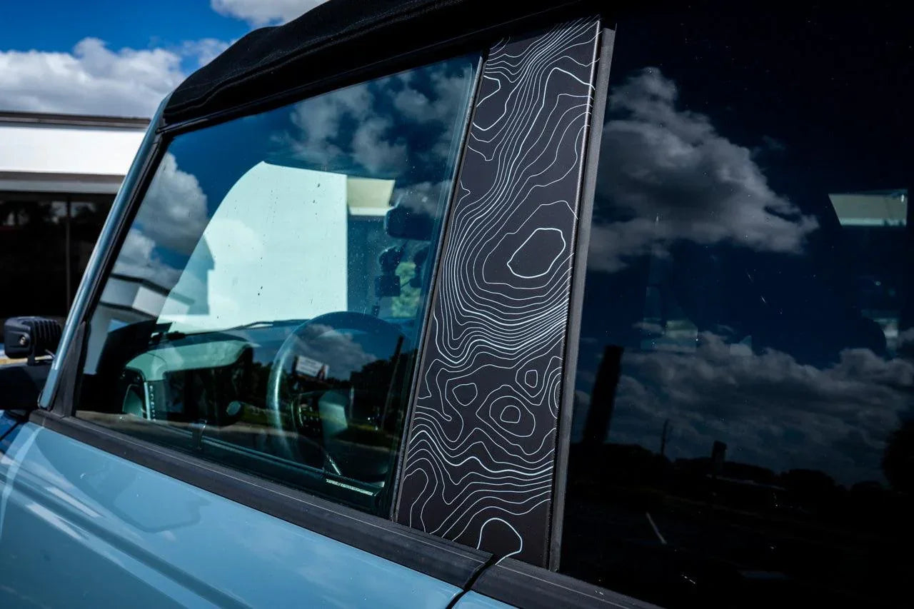 Topo B Pillar Protection Kit - 2021+ Bronco - 21BRNBPILLAR4PT-TPAMB-21BRNBPILLAR2PT-TPAMB-21BRNBPILLAR4PT-TPA51L-21BRNBPILLAR2PT-TPA51L-21BRNBPILLAR4PT-TPAZL-  DRIVEN - 5