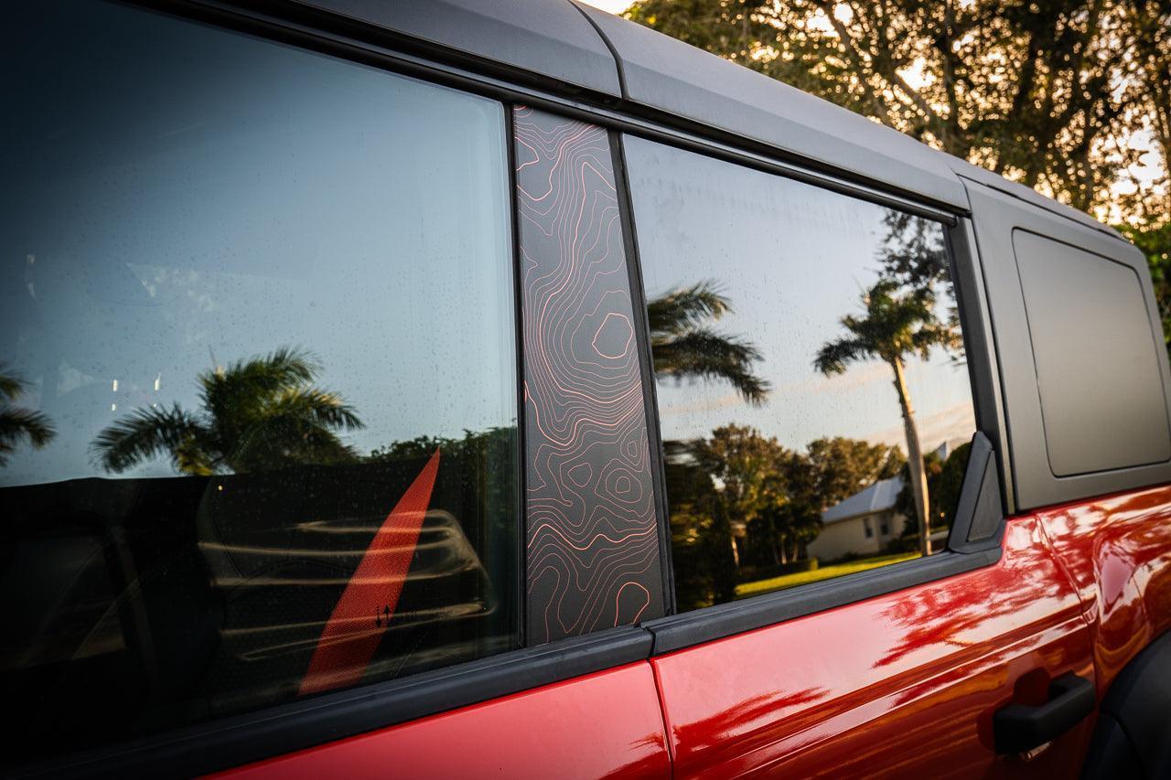 Topo B Pillar Protection Kit - 2021+ Bronco - 21BRNBPILLAR4PT-TPAMB-21BRNBPILLAR2PT-TPAMB-21BRNBPILLAR4PT-TPA51L-21BRNBPILLAR2PT-TPA51L-21BRNBPILLAR4PT-TPAZL-  DRIVEN - 8