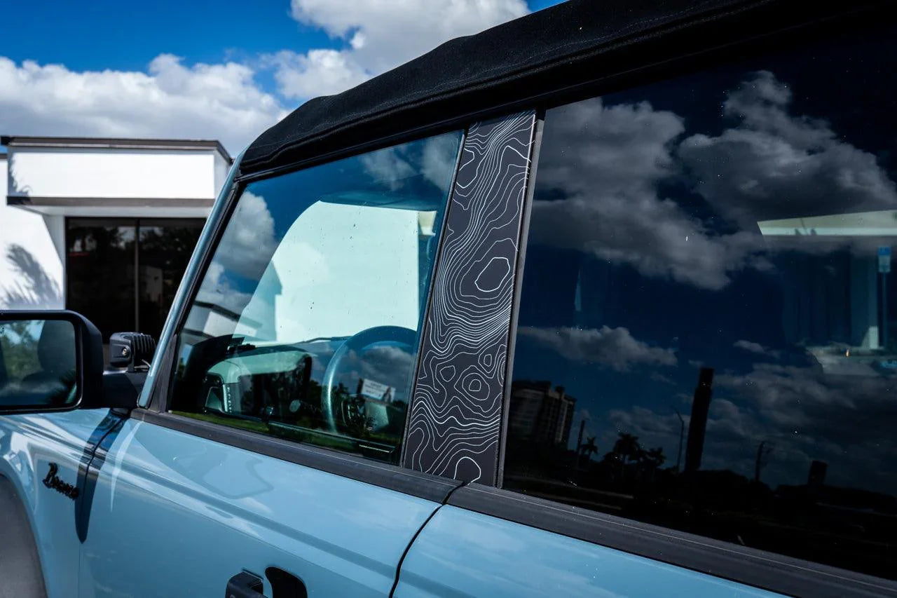 Topo B Pillar Protection Kit - 2021+ Bronco - 21BRNBPILLAR4PT-TPAMB-21BRNBPILLAR2PT-TPAMB-21BRNBPILLAR4PT-TPA51L-21BRNBPILLAR2PT-TPA51L-21BRNBPILLAR4PT-TPAZL-  DRIVEN - 9