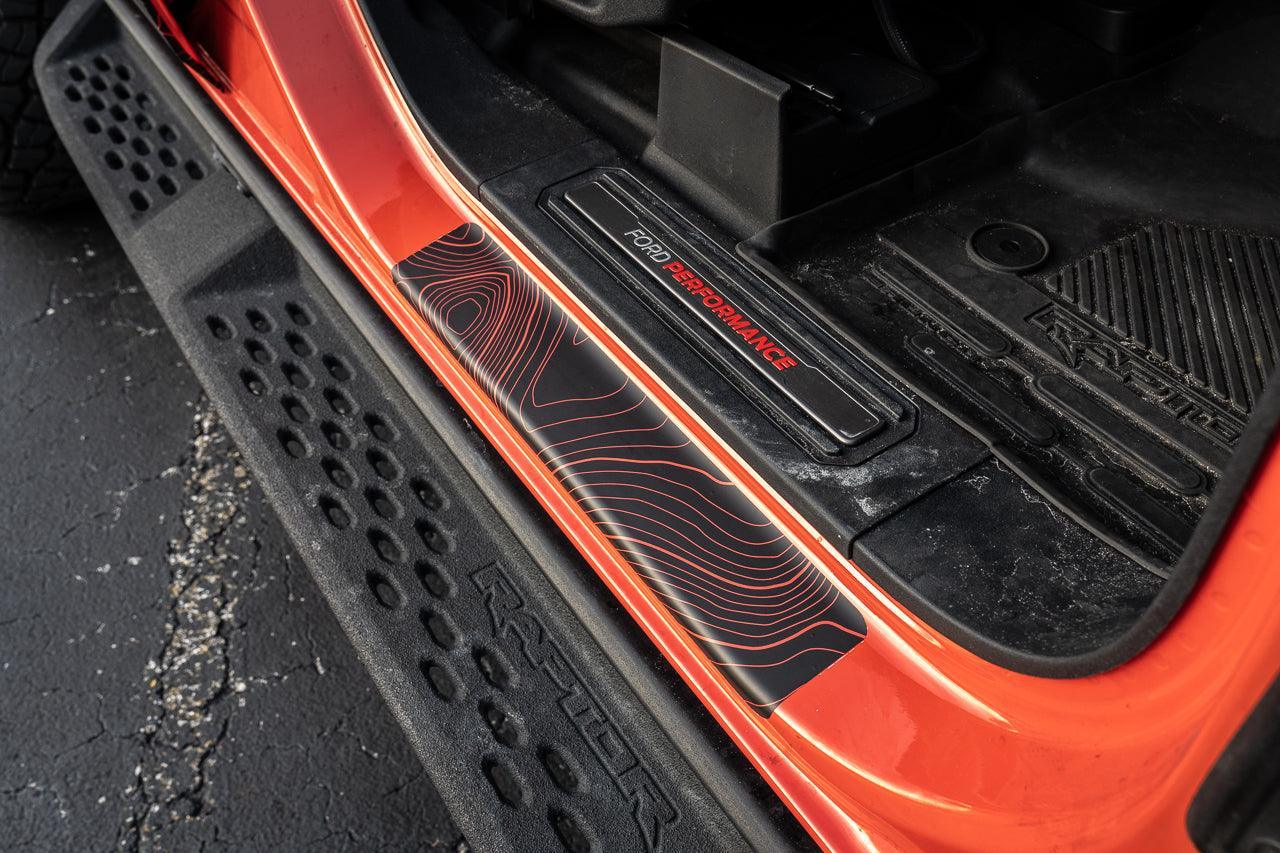 Topo Door Sill Protectors - 2021+ Bronco 2/4 Door - 21BRONCOPSDS-4TOPO-21BRONCOPSDS-4TOPO.BOL-21BRONCOPSDS-2TOPO-21BRONCOPSDS-2TOPO.BOL-  DRIVEN - 1