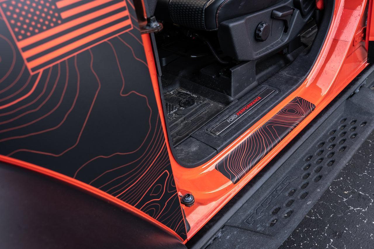 Topo Door Sill Protectors - 2021+ Bronco 2/4 Door - 21BRONCOPSDS-4TOPO-21BRONCOPSDS-4TOPO.BOL-21BRONCOPSDS-2TOPO-21BRONCOPSDS-2TOPO.BOL-  DRIVEN - 3