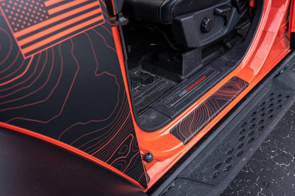 Topo Door Sill Protectors - 2021+ Bronco 2/4 Door - 21BRONCOPSDS-4TOPO-21BRONCOPSDS-4TOPO.BOL-21BRONCOPSDS-2TOPO-21BRONCOPSDS-2TOPO.BOL-  DRIVEN - 3