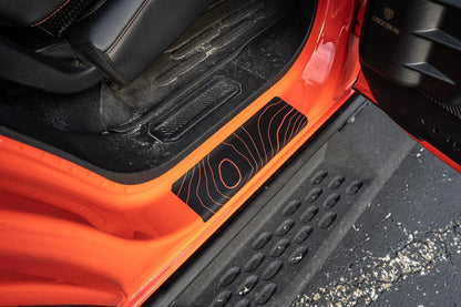 Topo Door Sill Protectors - 2021+ Bronco 2/4 Door - 21BRONCOPSDS-4TOPO-21BRONCOPSDS-4TOPO.BOL-21BRONCOPSDS-2TOPO-21BRONCOPSDS-2TOPO.BOL-  DRIVEN - 5