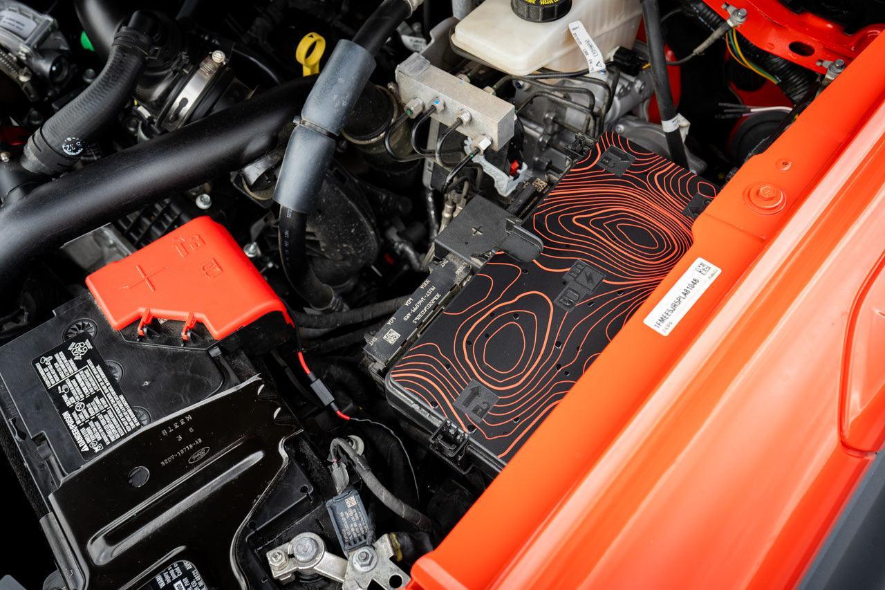 Topo Fuse Box Cover Overlay - 2021+ Bronco / 2024+ Ranger - 21BRONCOFUSECVR-3D-21BRONCOFUSECVR-COT-21BRONCOFUSECVR-BOT-21BRONCOFUSECVR-CGT-21BRONCOFUSECVR-CYOT-  DRIVEN - 3