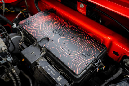 Topo Fuse Box Cover Overlay - 2021+ Bronco / 2024+ Ranger - 21BRONCOFUSECVR-3D-21BRONCOFUSECVR-COT-21BRONCOFUSECVR-BOT-21BRONCOFUSECVR-CGT-21BRONCOFUSECVR-CYOT-  DRIVEN - 4