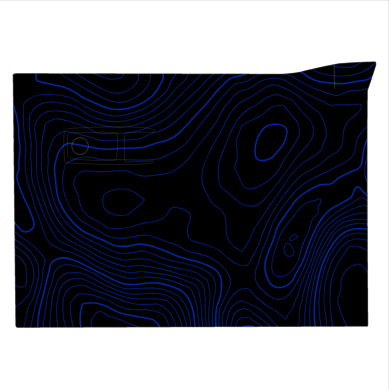 Topo Glovebox Overlay Kit (Printed Series) - 2021+ Bronco - 21BRNGLOVE-TPAMBL-21BRNGLOVE-TPA51L-21BRNGLOVE-TPAZL-21BRNGLOVE-TPCGL-21BRNGLOVE-TPCBNL-  DRIVEN - 8