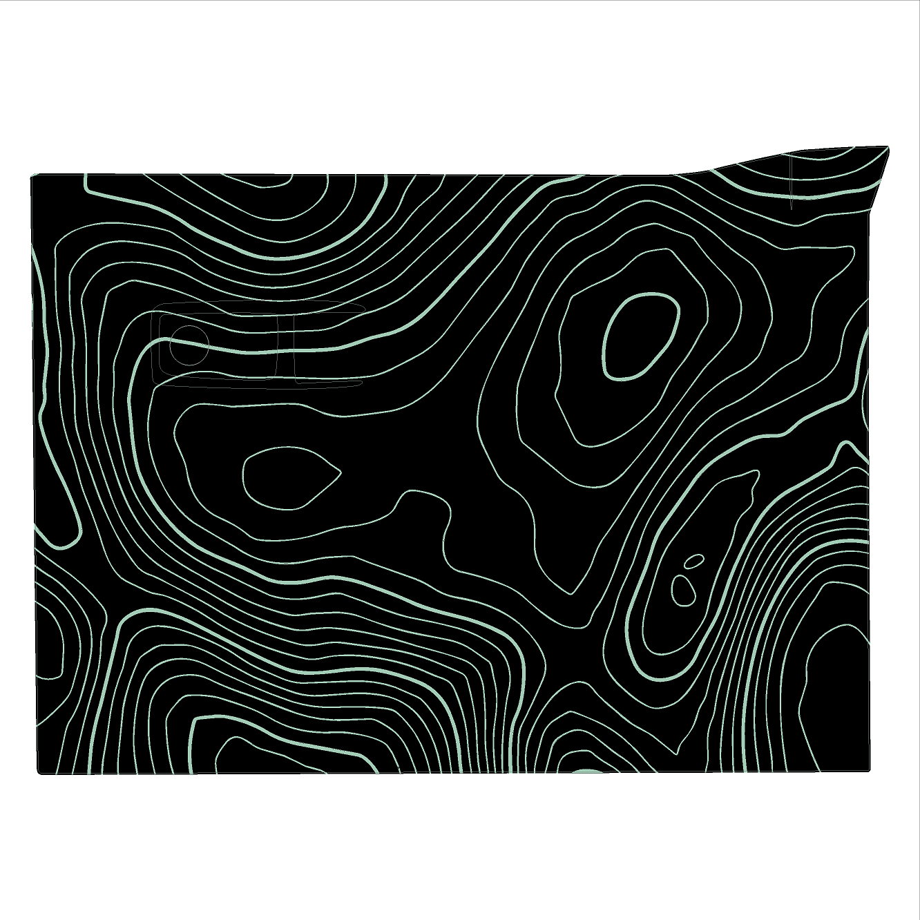 Topo Glovebox Overlay Kit (Printed Series) - 2021+ Bronco - 21BRNGLOVE-TPAMBL-21BRNGLOVE-TPA51L-21BRNGLOVE-TPAZL-21BRNGLOVE-TPCGL-21BRNGLOVE-TPCBNL-  DRIVEN - 12