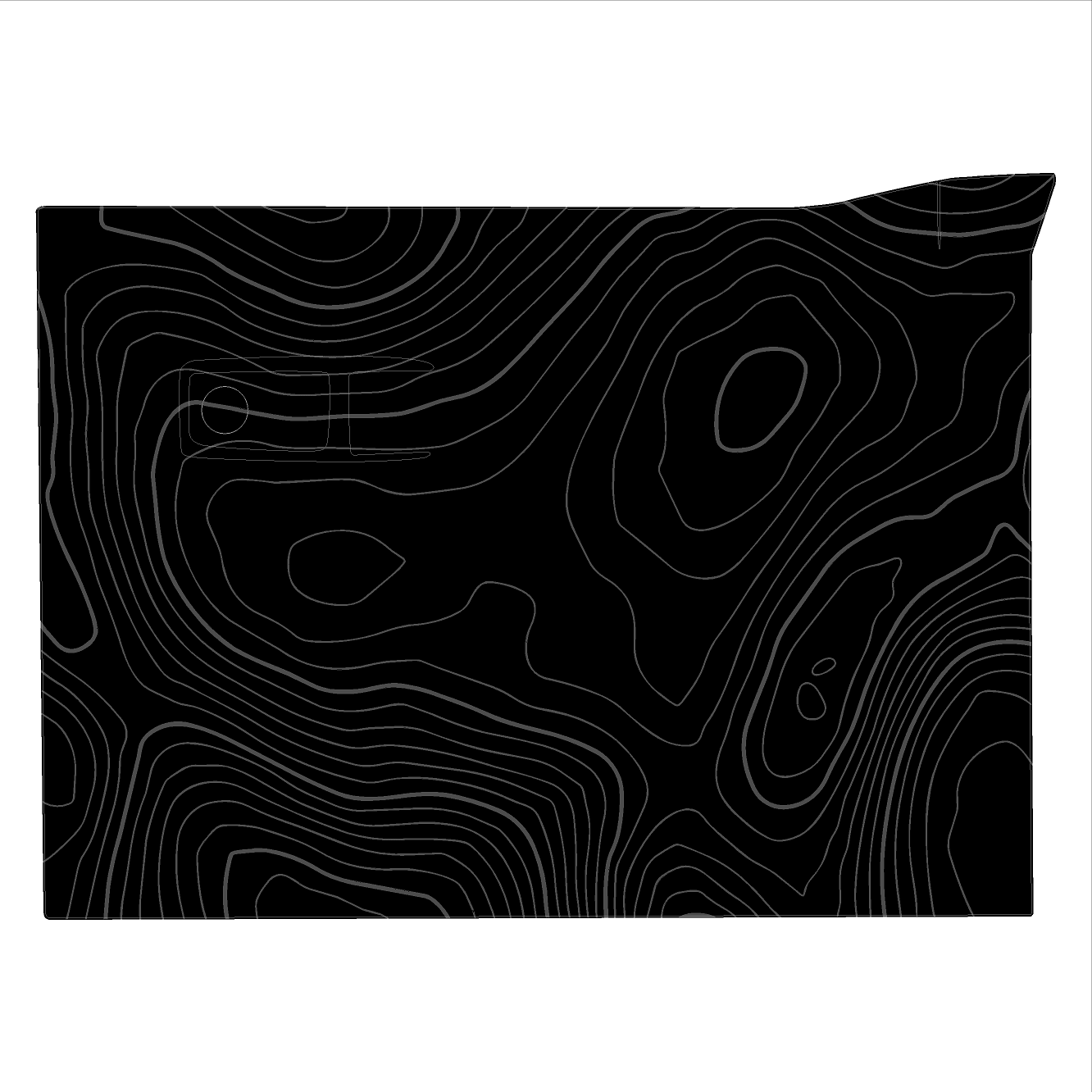 Topo Glovebox Overlay Kit (Printed Series) - 2021+ Bronco - 21BRNGLOVE-TPAMBL-21BRNGLOVE-TPA51L-21BRNGLOVE-TPAZL-21BRNGLOVE-TPCGL-21BRNGLOVE-TPCBNL-  DRIVEN - 13