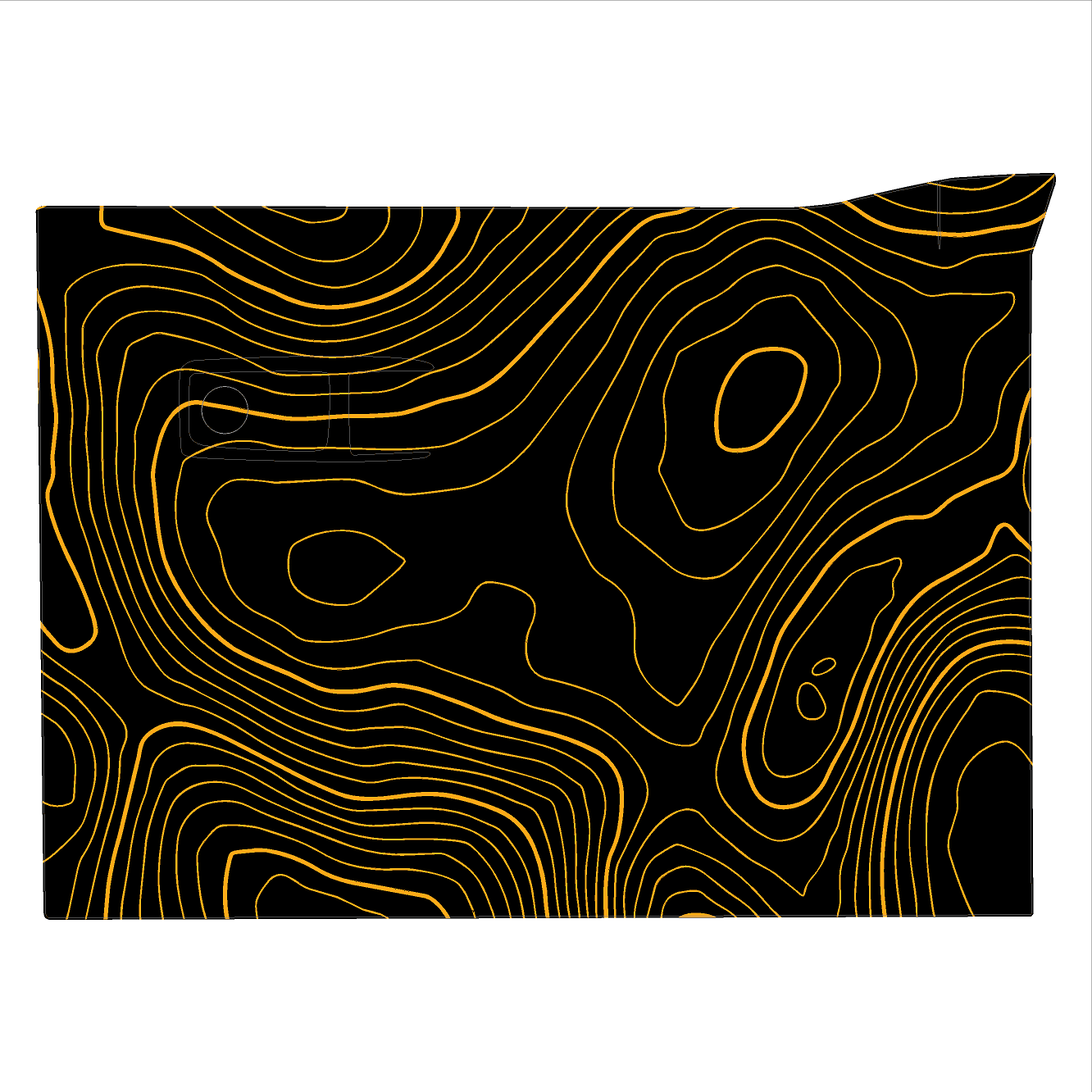 Topo Glovebox Overlay Kit (Printed Series) - 2021+ Bronco - 21BRNGLOVE-TPAMBL-21BRNGLOVE-TPA51L-21BRNGLOVE-TPAZL-21BRNGLOVE-TPCGL-21BRNGLOVE-TPCBNL-  DRIVEN - 15