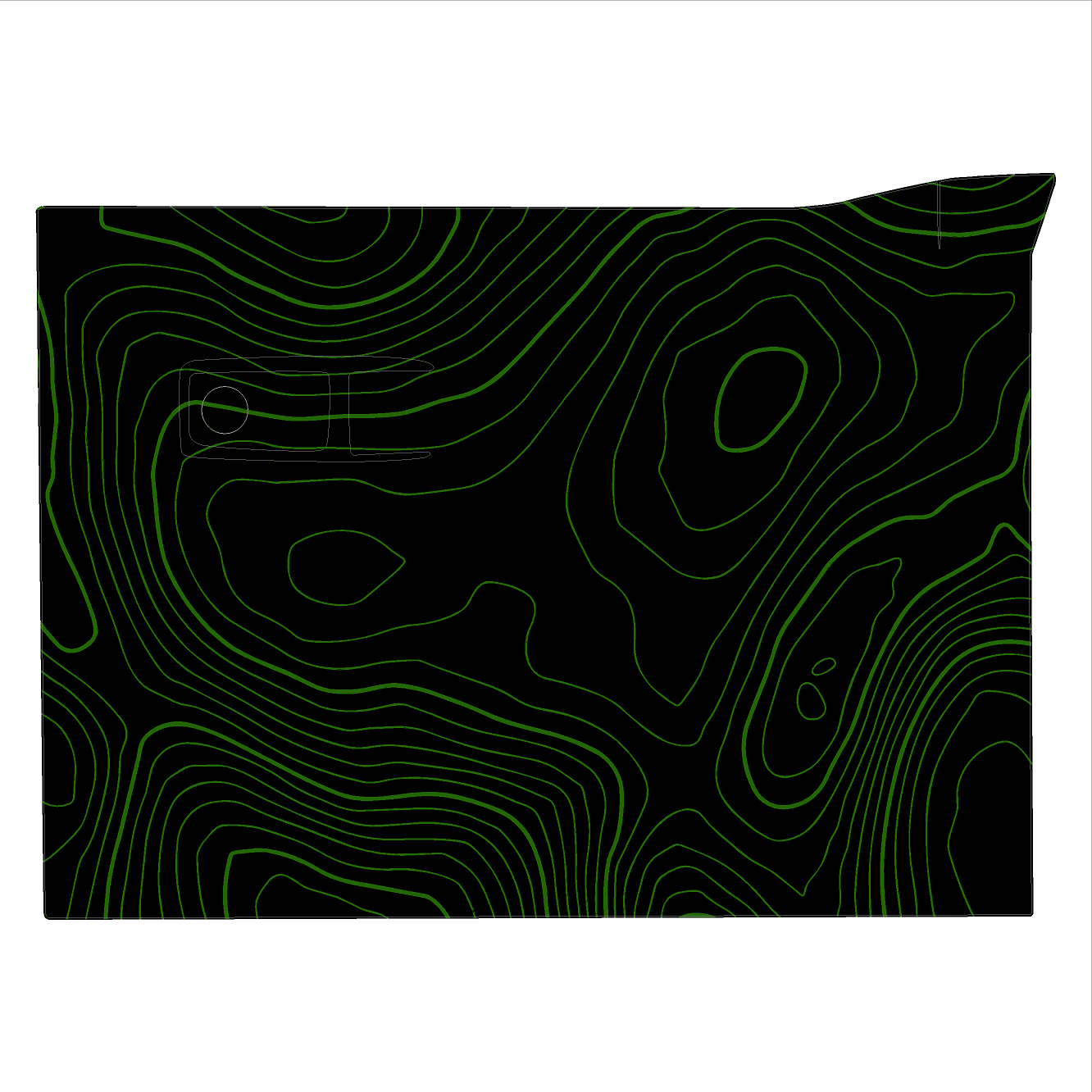 Topo Glovebox Overlay Kit (Printed Series) - 2021+ Bronco - 21BRNGLOVE-TPAMBL-21BRNGLOVE-TPA51L-21BRNGLOVE-TPAZL-21BRNGLOVE-TPCGL-21BRNGLOVE-TPCBNL-  DRIVEN - 16