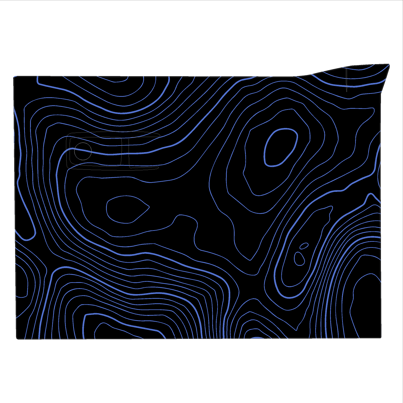 Topo Glovebox Overlay Kit (Printed Series) - 2021+ Bronco - 21BRNGLOVE-TPAMBL-21BRNGLOVE-TPA51L-21BRNGLOVE-TPAZL-21BRNGLOVE-TPCGL-21BRNGLOVE-TPCBNL-  DRIVEN - 17