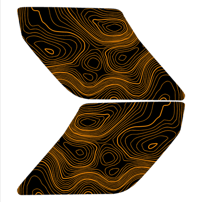 Topographic Interior Sun Visor Overlays - 2024+ Ranger Raptor (with Homelink) - 24RANGERVISORFULL-TPAMBL-24RANGERVISORFULL-TPA51L-24RANGERVISORFULL-TPAZL-24RANGERVISORFULL-TPBOL-24RANGERVISORFULL-TPCGL-  DRIVEN - 21
