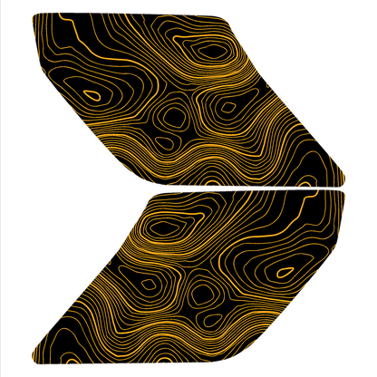 Topo Interior Sun Visor Overlays (Printed Series) - 2021+ Bronco (with Homelink) - 21BRNVISORFULL-TPAMBL-21BRNVISORFULL-TPA51L-21BRNVISORFULL-TPAZL-21BRNVISORFULL-TPBOL-21BRNVISORFULL-TPCGL-  DRIVEN - 18