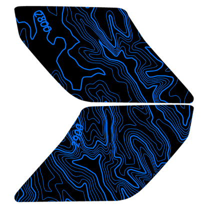 Topo Interior Lower Door Card Insert Overlays (Printed Series) - 2021+ Bronco 2 Door