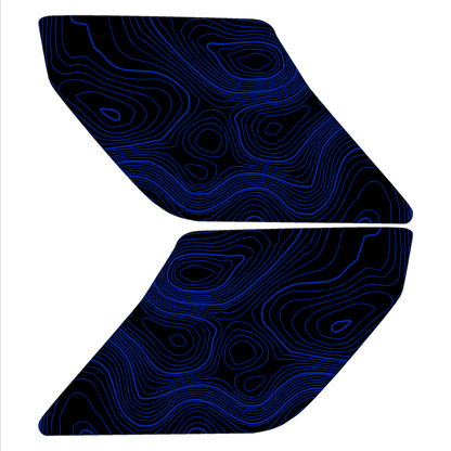 Topographic Interior Sun Visor Overlays - 2024+ Ranger Raptor (with Homelink) - 24RANGERVISORFULL-TPAMBL-24RANGERVISORFULL-TPA51L-24RANGERVISORFULL-TPAZL-24RANGERVISORFULL-TPBOL-24RANGERVISORFULL-TPCGL-  DRIVEN - 16