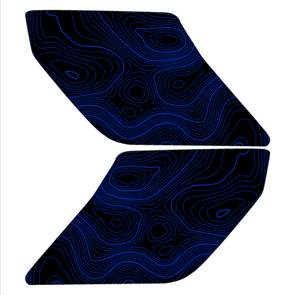 Topo Interior Sun Visor Overlays (Printed Series) - 2021+ Bronco (NO Homelink) - 21BRNVISORFULLNHL-TPAMBL-21BRNVISORFULLNHL-TPA51L-21BRNVISORFULLNHL-TPAZL-21BRNVISORFULLNHL-TPBOL-21BRNVISORFULLNHL-TPCGL-  DRIVEN - 14