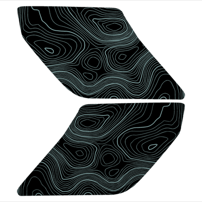 Topo Interior Lower Front Door Card Insert Overlays (Printed Series) - 2021+ Bronco 4 Door - 21BRNINTDRFL-TPAMBL-21BRNINTDRFL-TPA51L-21BRNINTDRFL-TPAZL-21BRNINTDRFL-TPBOL-21BRNINTDRFL-TPCGL-  DRIVEN - 10