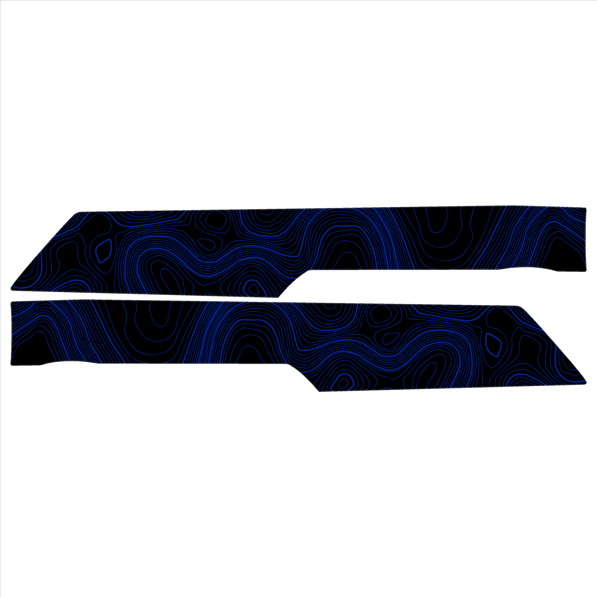 Topo Rear Interior Upper Door Card Insert Overlays (Printed Series) - 2021+ Bronco 4 Door - 21BRNINTDRRU-TPAMBL-21BRNINTDRRU-TPA51L-21BRNINTDRRU-TPAZL-21BRNINTDRRU-TPCGL-21BRNINTDRRU-TPCBNL-  DRIVEN - 11