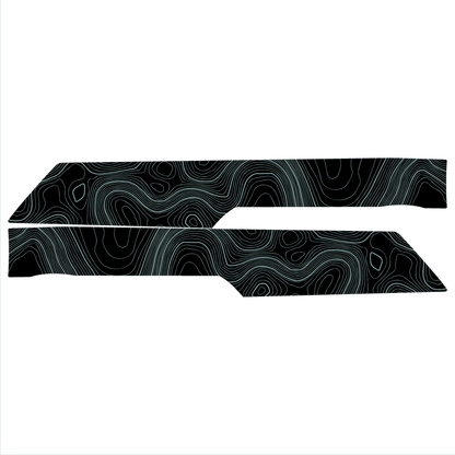 Topo Rear Interior Lower Door Card Insert Overlays (Printed Series) - 2021+ Bronco 4 Door - 21BRNINTDRLW-TPAMBL-21BRNINTDRLW-TPA51L-21BRNINTDRLW-TPAZL-21BRNINTDRLW-TPCGL-21BRNINTDRLW-TPCBNL-  DRIVEN - 7