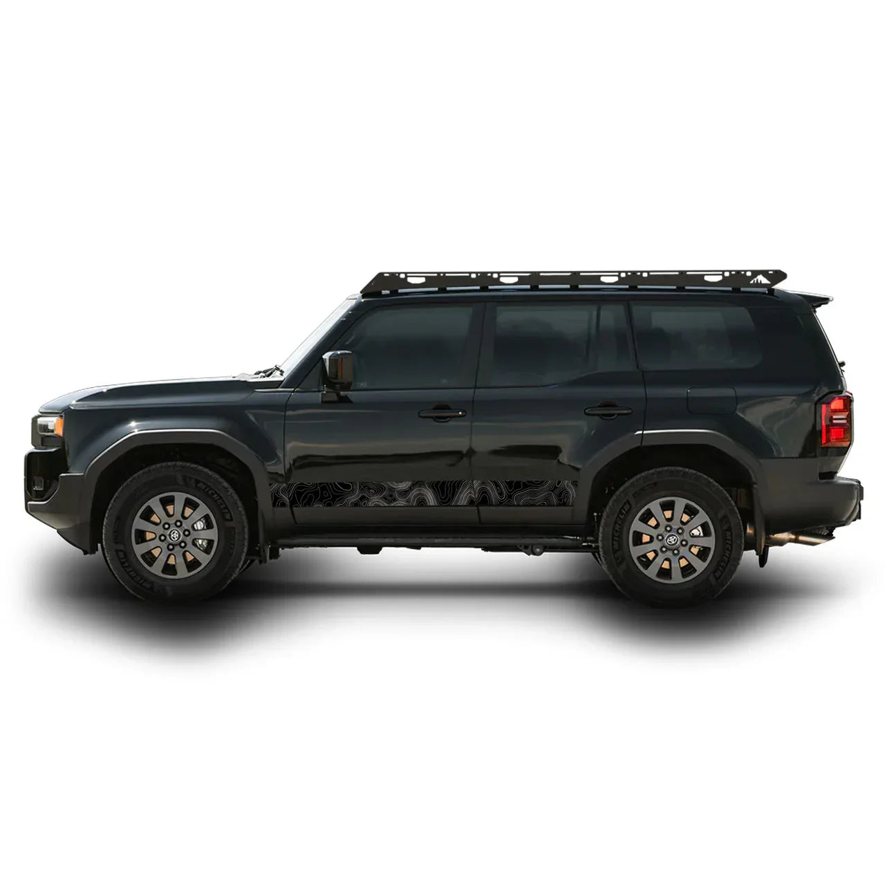 Topographic Map Lower Door Protector - 2024+ Land Cruiser - 24LANDCRUISERLWDR-TRI-1-24LANDCRUISERLWDR-TRI-2-24LANDCRUISERLWDR-TRI-3-24LANDCRUISERLWDR-TRI-4-  DRIVEN - 7