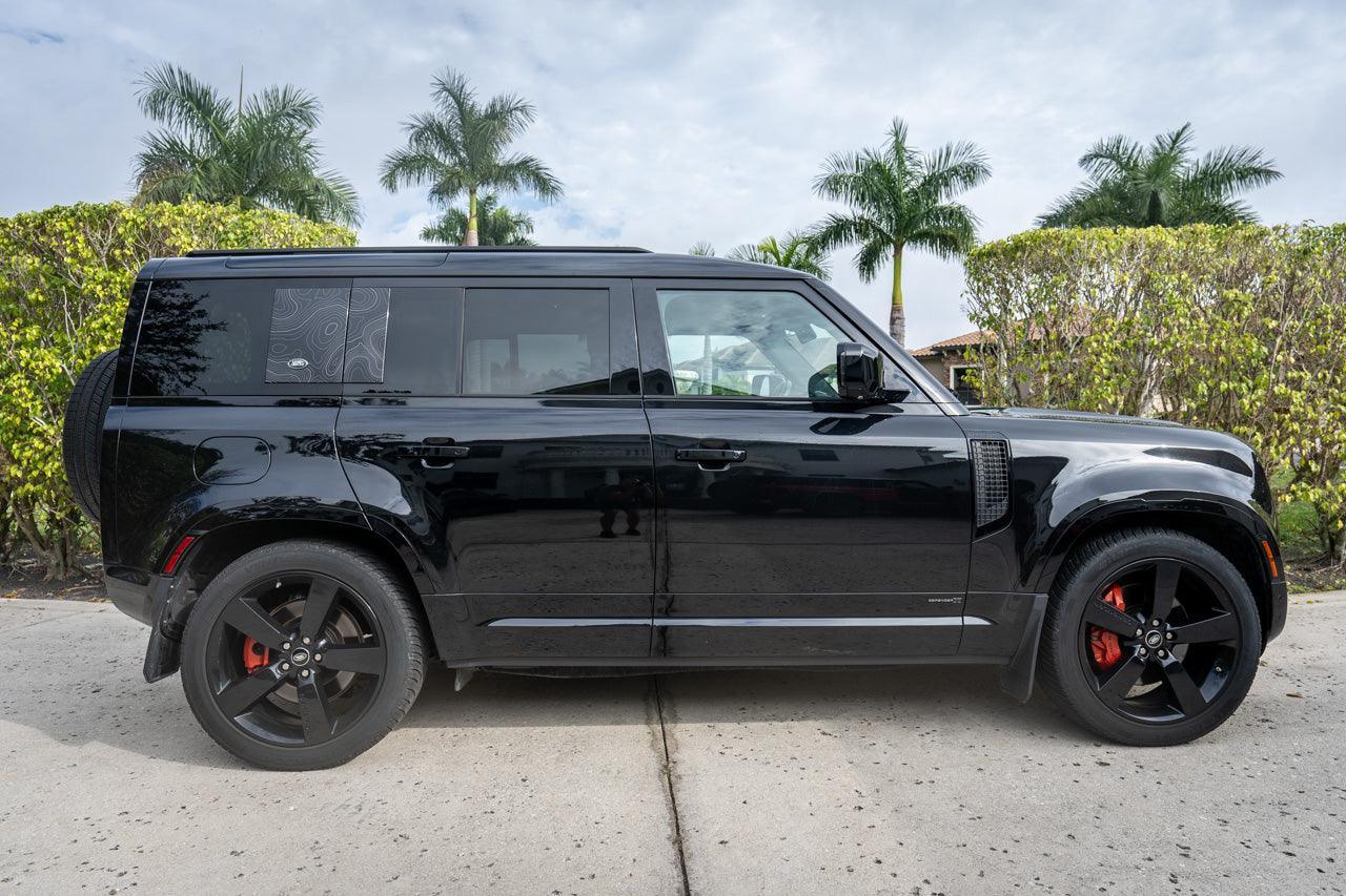 Topo Side Window Panel Overlays - 2020+ Land Rover Defender 110 / 130 - 20LRDEFENDERTOPOPNL-CL-sku-49929752674623-20LRDEFENDERTOPOPNL-CGL-sku-49929752707391-20LRDEFENDERTOPOPNL-DSL-  DRIVEN - 5