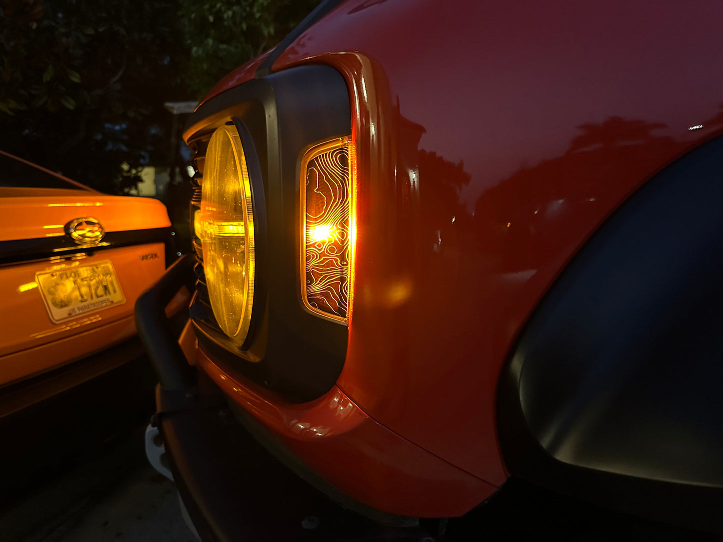 Topo Sidemarker Overlays (Front Only, Printed Series) - 2021+ Bronco (ALL) - 21BRONCOSMFRDS-TP-  DRIVEN - 1