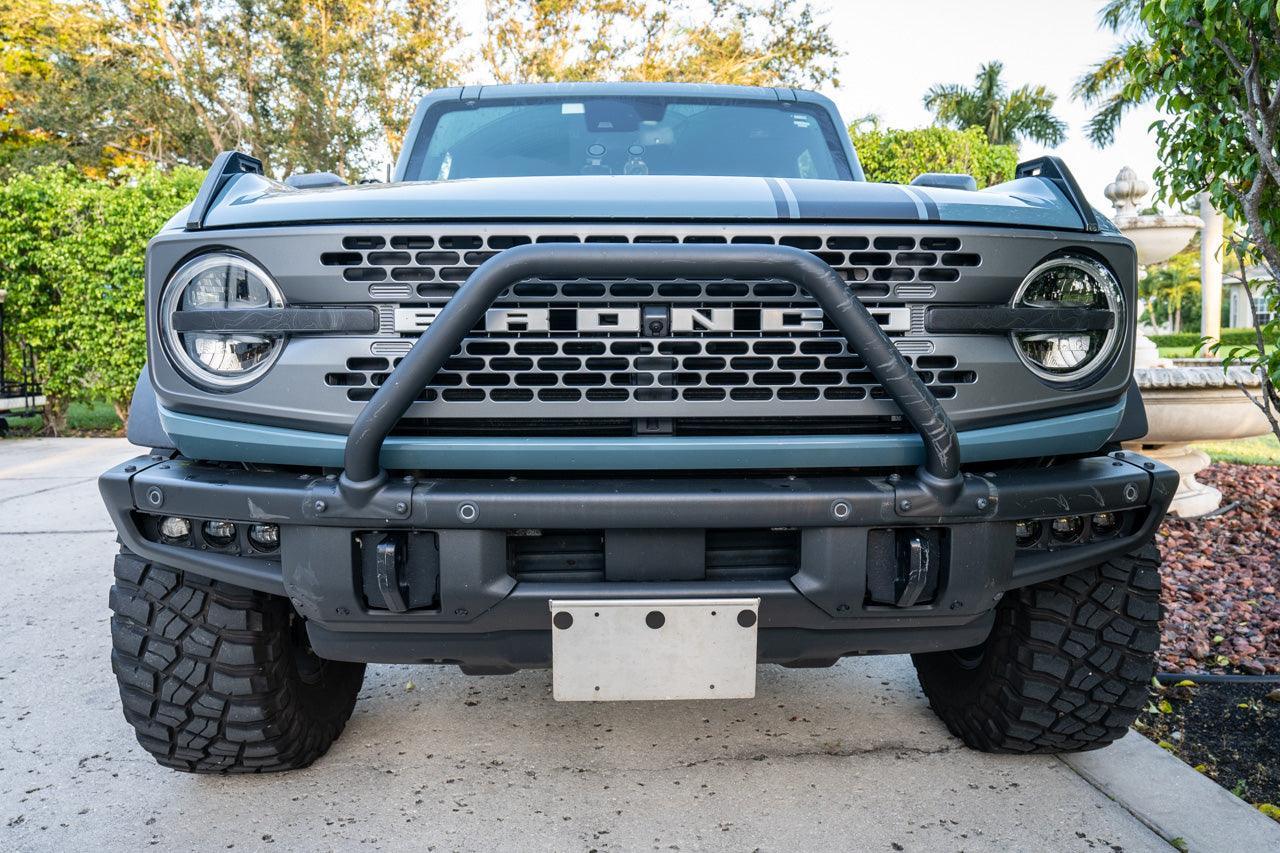 Topo Signature DRL Bar Overlays (Printed Series) - 2021+ Bronco (Signature Headlights) - 21BRNCODRLPT-TOPST-  DRIVEN - 7