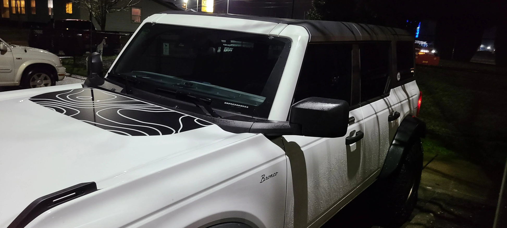 Topographic Map Hood Overlay - 2021+ Bronco - 21BRONCOTOPOHD-MB-21BRONCOTOPOHD-MBX2-21BRONCOTOPOHD-GB-21BRONCOTOPOHD-GBX2-21BRONCOTOPOHD-3DB-  DRIVEN - 4