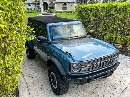 Topographic Map Hood Overlay - 2021+ Bronco - 21BRONCOTOPOHD-MB-21BRONCOTOPOHD-MBX2-21BRONCOTOPOHD-GB-21BRONCOTOPOHD-GBX2-21BRONCOTOPOHD-3DB-  DRIVEN - 5