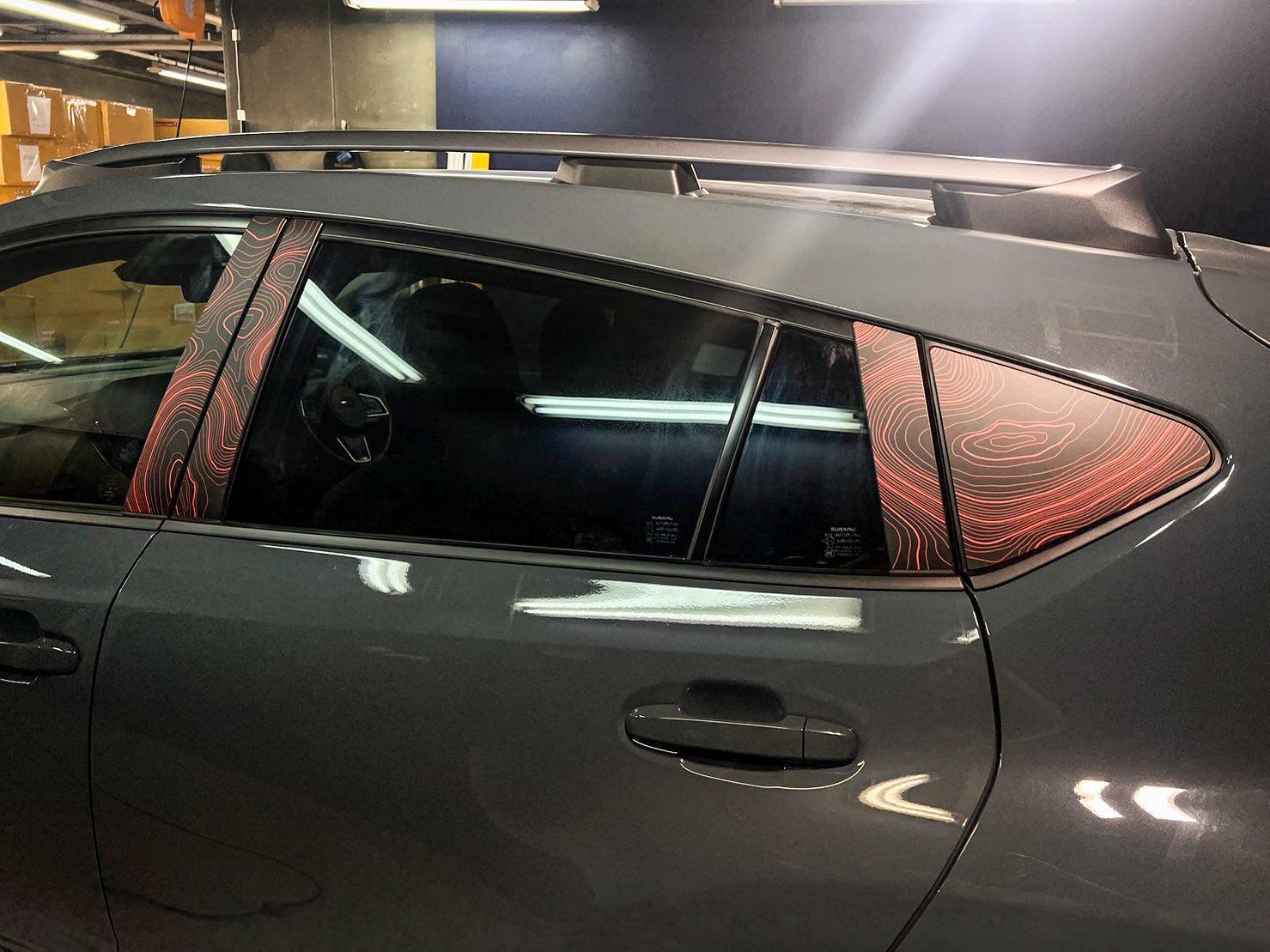 Topographic Map Pillar Overlays - 2024+ Crosstrek - 24CROSSBPILLARTOPO-CG-24CROSSBPILLARTOPO-CODE-24CROSSBPILLARTOPO-COOL-24CROSSCPILLARTOPO-CG-24CROSSCPILLARTOPO-CODE-  DRIVEN - 4