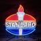 Torch with Standard Gasoline Neon Light Sign