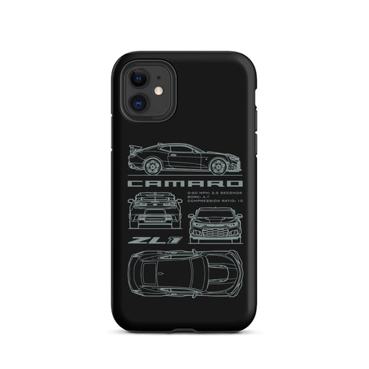 Camaro Blueprint iPhone Tough Case - 4701306_15392-4701306_15393-4701306_15394-4701306_15396-4701306_15395-  DRIVEN - 1