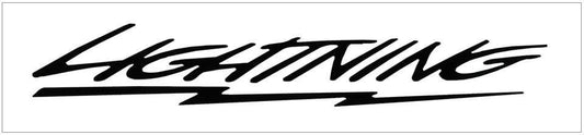 Ford Lightning Windshield Decal - 3.75" x 24" - TR221-SL-1-TR221-SL-2-  DRIVEN - 1