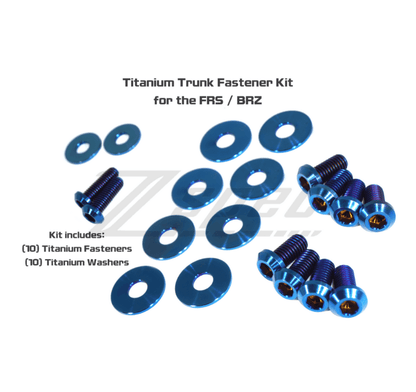 ZSPEC Trunk Dress Up Bolts® Kit for '13-21 Scion FRS, Subaru BRZ, Toyota 86, Titanium - ZSD-381492-ZSD-381508-ZSD-381515-ZSD-381522-ZSD-381539-  DRIVEN - 9