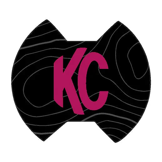 KC HiLITES 6" SlimLite LED Cover Topo Overlays - Universal - KCHISL.WH.CG-KCHISL.WH.CODE-KCHISL.WH.TP.CG-  DRIVEN - 8