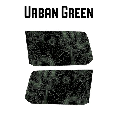 Topographic Rear Window Map Overlays V3 (Perforated) - 2024+ Land Cruiser - 24LCRWTOPOV3-HB-24LCRWTOPOV3-A51-24LCRWTOPOV3-CAR-24LCRWTOPOV3-CO-24LCRWTOPOV3-DS-  DRIVEN - 12