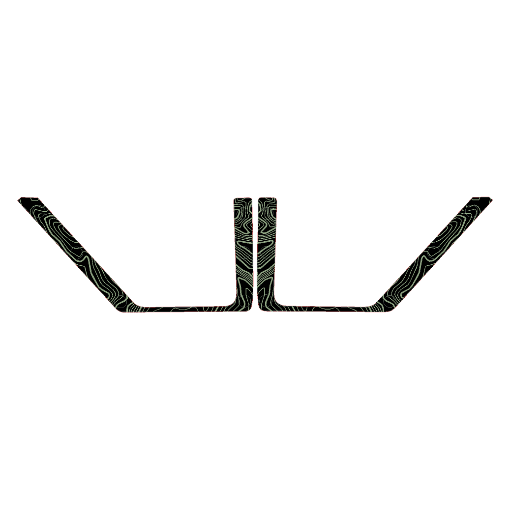 Topo Front Door Net Trim Overlay Kit (Printed Series) - 2021+ Bronco - 21BRNFTNET-TPAMBL-21BRNFTNET-TPA51L-21BRNFTNET-TPAZL-21BRNFTNET-TPCGL-21BRNFTNET-TPCBNL-  DRIVEN - 23