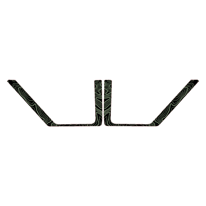 Topo Front Door Net Trim Overlay Kit (Printed Series) - 2021+ Bronco - 21BRNFTNET-TPAMBL-21BRNFTNET-TPA51L-21BRNFTNET-TPAZL-21BRNFTNET-TPCGL-21BRNFTNET-TPCBNL-  DRIVEN - 23