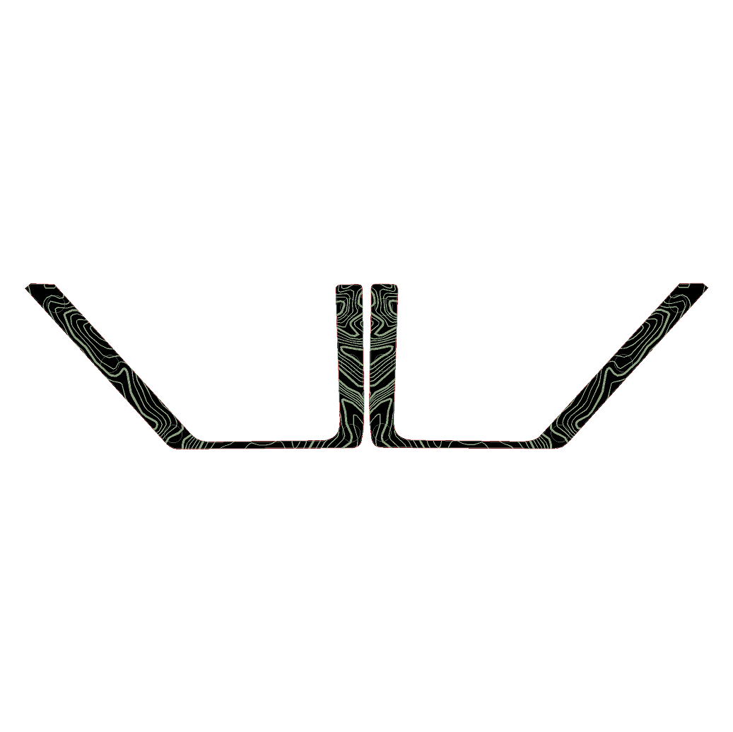 Topo Rear Door Net Trim Overlay Kit (Printed Series) - 2021+ Bronco - 21BRNFTNET-TPAMBL-21BRNFTNET-TPA51L-21BRNFTNET-TPAZL-21BRNFTNET-TPCGL-21BRNFTNET-TPCBNL-  DRIVEN - 27