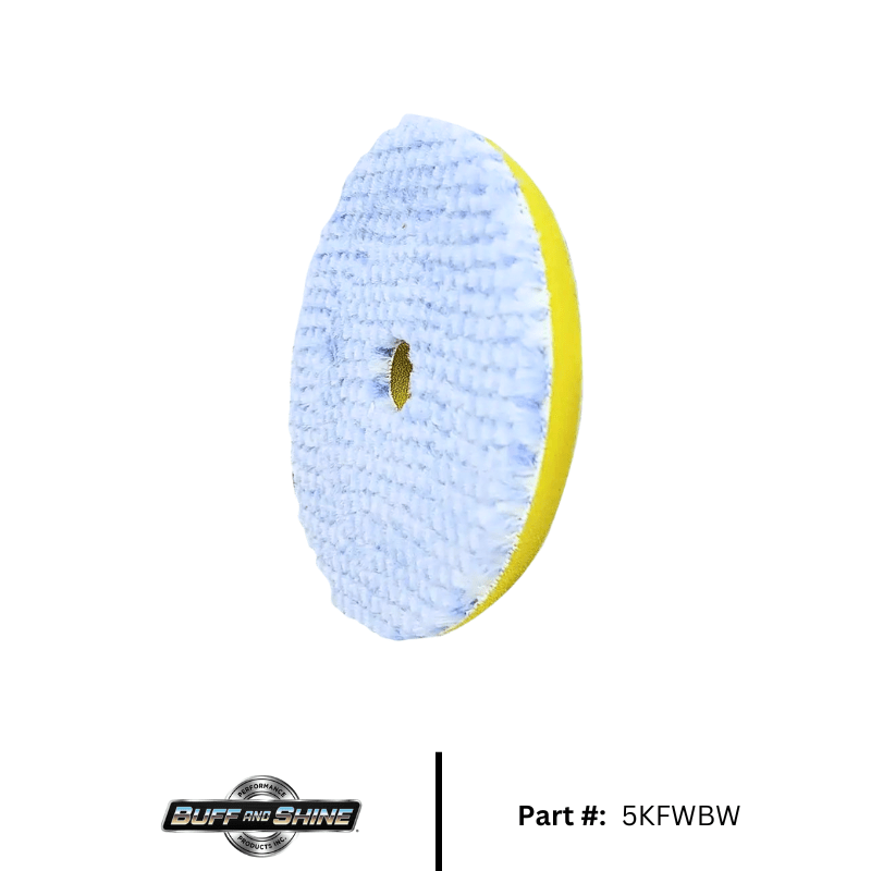 Uro Wool Blue/White Heavy Cutting Pad - 5KFWBW-6KFWBW-  DRIVEN - 4