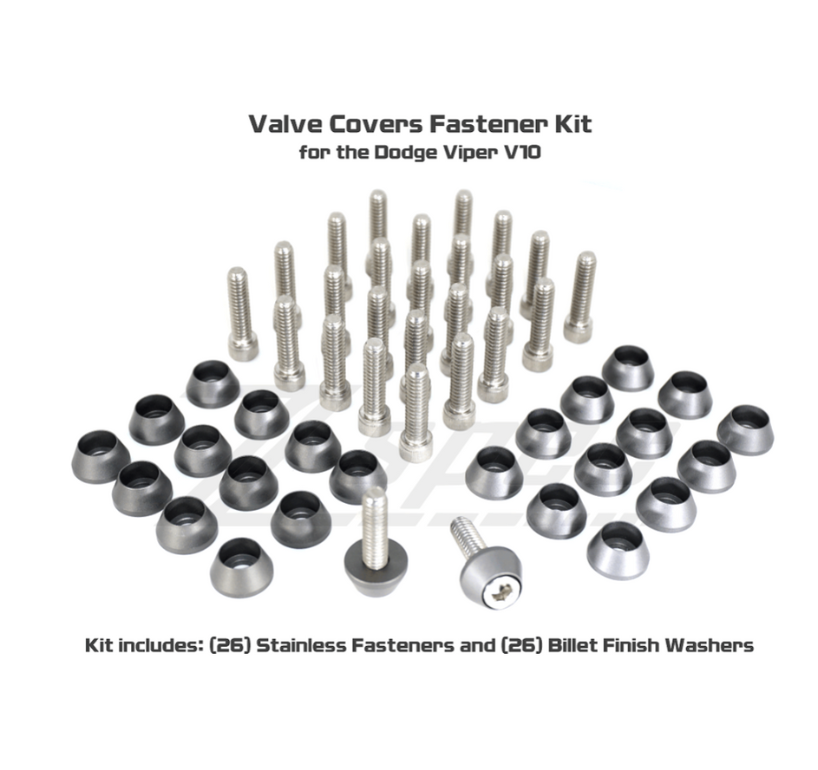 ZSPEC Valve Covers Fastener Kit for 2003-2006 Dodge Viper V10, Stainless & Billet - ZSD-378669-ZSD-378676-ZSD-378683-ZSD-378690-ZSD-378706-  DRIVEN - 4