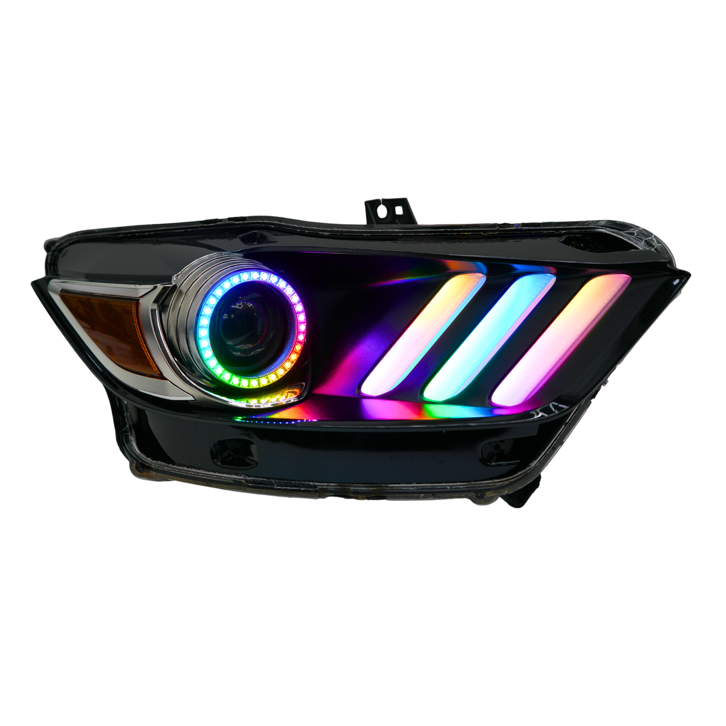 Ford Mustang Multicolor Flow Series DRL Boards (2015-2017) - F6 | A20 | P2   - BX1-F6 | B14 | A20 | P2   - BX1-  DRIVEN - 15