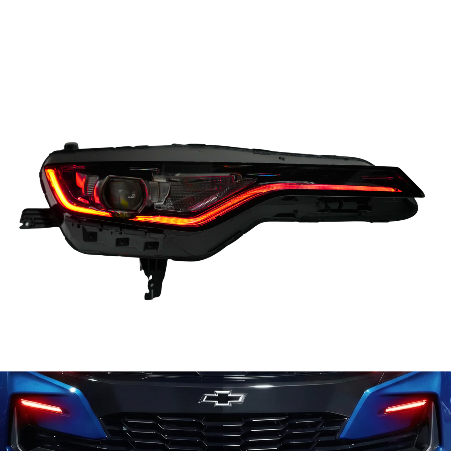 Chevrolet Camaro RS/SS RGBWA DRL Boards (2019-2024) - F11 | A12 | P2   - BX1-F11 | F12 | A12 | P2   - BX3-F11 | E1 | A12 | P2   - BX3-F11 | F12 | E1 | A12 | P2   - BX4-  DRIVEN - 16